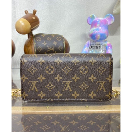 Fake Louis Vuitton Wallet On Chain Lily Bag M82509 Brown Replica Fake Louis Vuitton Wallet On Chain Lily Bag M82509 Brown Replica