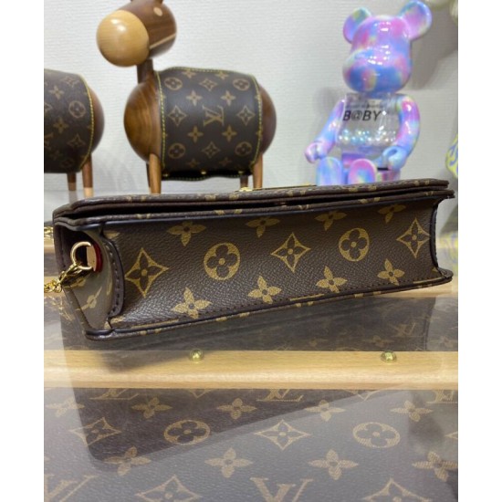 Fake Louis Vuitton Wallet On Chain Lily Bag M82509 Brown Replica Fake Louis Vuitton Wallet On Chain Lily Bag M82509 Brown Replica