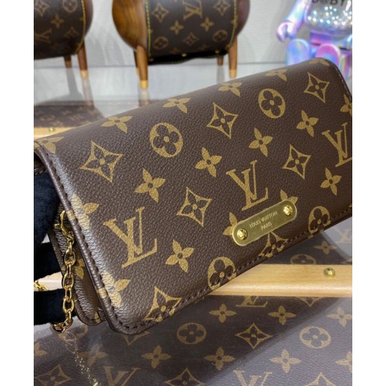 Fake Louis Vuitton Wallet On Chain Lily Bag M82509 Brown Replica Fake Louis Vuitton Wallet On Chain Lily Bag M82509 Brown Replica
