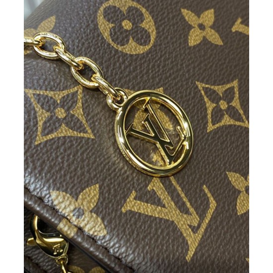 Fake Louis Vuitton Wallet On Chain Lily Bag M82509 Brown Replica Fake Louis Vuitton Wallet On Chain Lily Bag M82509 Brown Replica