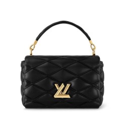 Replica Louis Vuitton GO-14 MM Malletage Bag M23682 Black