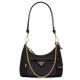 Replica Prada Re-Nylon And Brushed Leather Mini-bag 1BC198 Black Replica Prada Re-Nylon And Brushed Leather Mini-bag 1BC198 Black