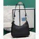 Replica Prada Re-Nylon And Brushed Leather Mini-bag 1BC198 Black Replica Prada Re-Nylon And Brushed Leather Mini-bag 1BC198 Black