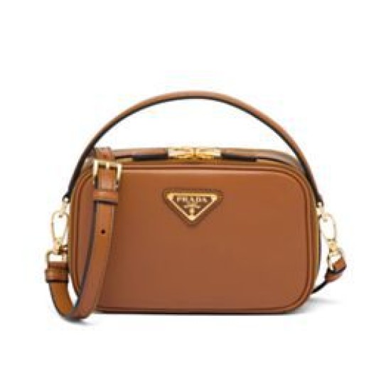 Replica Prada Odette Leather Mini-bag 1BH203 Coffee Replica Prada Odette Leather Mini-bag 1BH203 Coffee