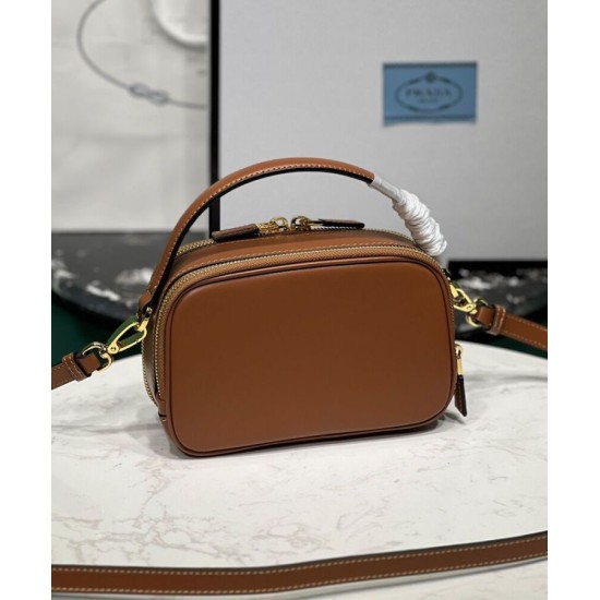 Replica Prada Odette Leather Mini-bag 1BH203 Coffee Replica Prada Odette Leather Mini-bag 1BH203 Coffee