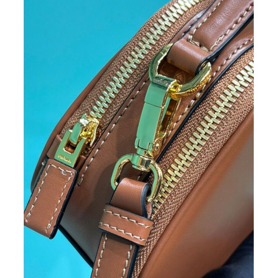 Replica Prada Odette Leather Mini-bag 1BH203 Coffee Replica Prada Odette Leather Mini-bag 1BH203 Coffee