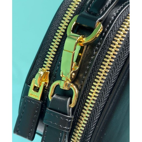 Replica Prada Odette Leather Mini-bag 1BH203 Black Fake Prada Odette Leather Mini-bag 1BH203 Black Replica