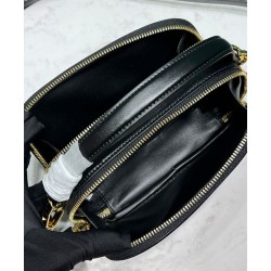 Replica Prada Odette Leather Mini-bag 1BH203 Black Fake Prada Odette Leather Mini-bag 1BH203 Black Replica