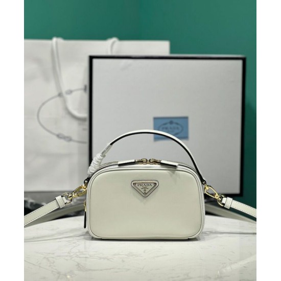 Fake Prada Odette Leather Mini-bag 1BH203 Cream Replica Replica Prada Odette Leather Mini-bag 1BH203 Cream