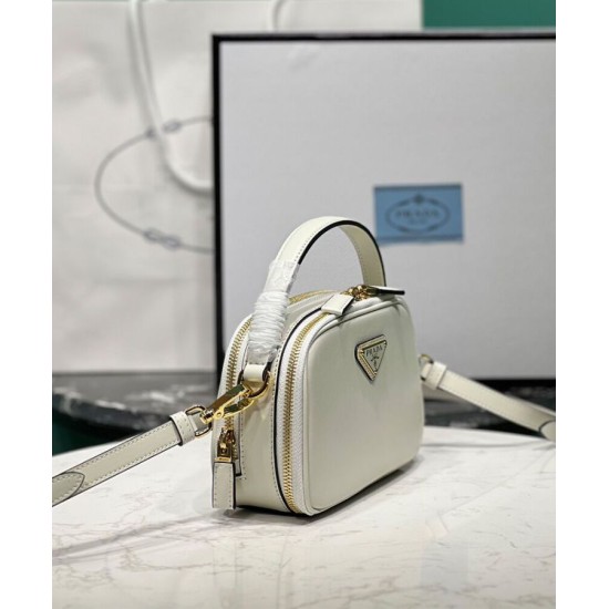 Fake Prada Odette Leather Mini-bag 1BH203 Cream Replica Replica Prada Odette Leather Mini-bag 1BH203 Cream