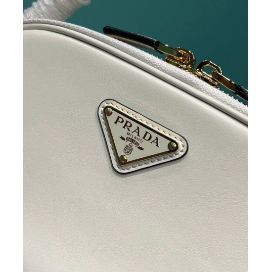 Fake Prada Odette Leather Mini-bag 1BH203 Cream Replica Replica Prada Odette Leather Mini-bag 1BH203 Cream