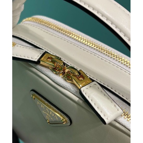 Fake Prada Odette Leather Mini-bag 1BH203 Cream Replica Replica Prada Odette Leather Mini-bag 1BH203 Cream