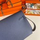 Replica Hermes Kelly Depeches 25 Pouch Blue Saphir Epsom Calfskin Fake Hermes Kelly Depeches 25 Pouch Blue Saphir Epsom Calfskin Replica