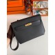 Replica Hermes Kelly Depeches 25 Pouch Black Epsom Calfskin Replica Hermes Kelly Depeches 25 Pouch Black Epsom Calfskin