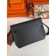 Replica Hermes Kelly Depeches 25 Pouch Black Epsom Calfskin Replica Hermes Kelly Depeches 25 Pouch Black Epsom Calfskin