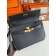 Replica Hermes Kelly Depeches 25 Pouch Black Epsom Calfskin Replica Hermes Kelly Depeches 25 Pouch Black Epsom Calfskin