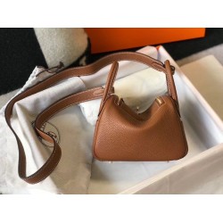 Fake Hermes Lindy Mini Bag Gold Clemence Calfskin Replica Replica Hermes Lindy Mini Bag Gold Clemence Calfskin