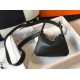 Fake Hermes Lindy Mini Bag Black Clemence Calfskin Replica Replica Hermes Lindy Mini Bag Black Clemence Calfskin