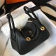 Fake Hermes Lindy Mini Bag Black Clemence Calfskin Replica Replica Hermes Lindy Mini Bag Black Clemence Calfskin