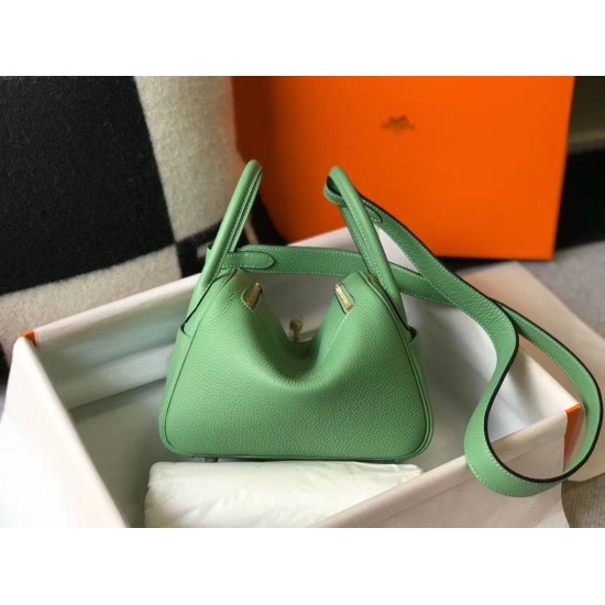 Replica Hermes Lindy Mini Bag Green Clemence Calfskin Replica Hermes Lindy Mini Bag Green Clemence Calfskin