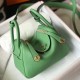 Replica Hermes Lindy Mini Bag Green Clemence Calfskin Replica Hermes Lindy Mini Bag Green Clemence Calfskin