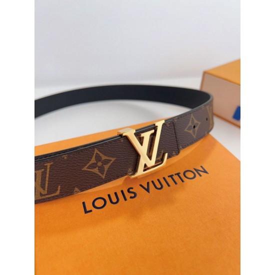 Replica Louis Vuitton LV Initiales 30MM Reversible Belt M0565V Monogram Canvas Replica Louis Vuitton LV Initiales 30MM Reversible Belt M0565V Monogram Canvas