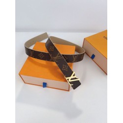 Replica Louis Vuitton LV Initiales 30MM Reversible Belt M0646V Monogram Canvas Fake Louis Vuitton LV Initiales 30MM Reversible Belt M0646V Monogram Canvas Replica