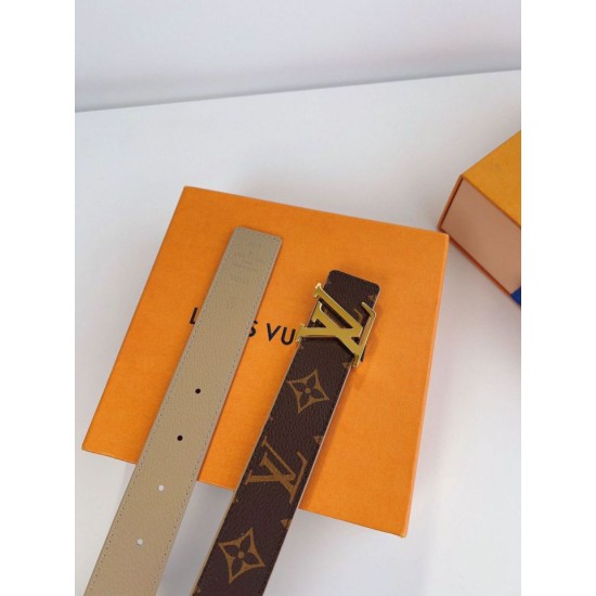 Replica Louis Vuitton LV Initiales 30MM Reversible Belt M0646V Monogram Canvas Fake Louis Vuitton LV Initiales 30MM Reversible Belt M0646V Monogram Canvas Replica
