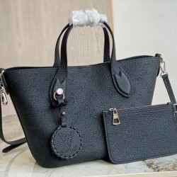 Fake Louis Vuitton Blossom PM Bag Mahina m21848 Black Replica