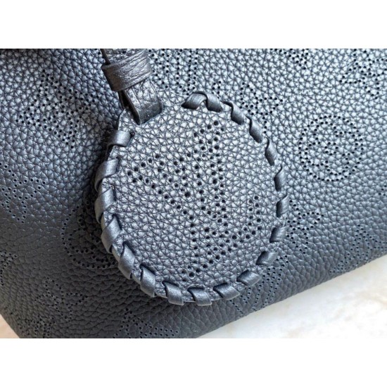 Fake Louis Vuitton Blossom PM Bag Mahina m21848 Black Replica