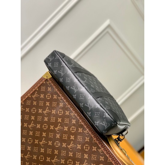 Fake Louis Vuitton Porte-Documents Voyage PM in Monogram Eclipse Canvas M46457 Replica Fake Louis Vuitton Porte-Documents Voyage PM in Monogram Eclipse Canvas M46457 Replica