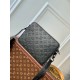 Replica Louis Vuitton Trio Messenger Bag in Monogram-embossed Leather M46602 Replica Louis Vuitton Trio Messenger Bag in Monogram-embossed Leather M46602