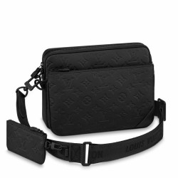 Replica Louis Vuitton Trio Messenger Bag in Monogram-embossed Leather M46602