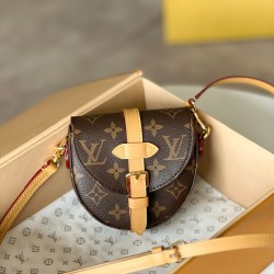Replica Louis Vuitton Micro Chantilly Bag in Monogram Canvas M46643