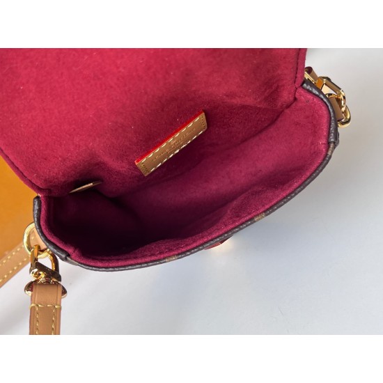 Replica Louis Vuitton Micro Chantilly Bag in Monogram Canvas M46643