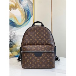 Replica Louis Vuitton Discovery Backpack PM in Monogram Macassar Canvas M46684