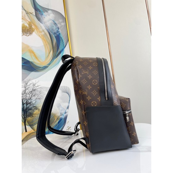 Replica Louis Vuitton Discovery Backpack PM in Monogram Macassar Canvas M46684