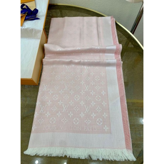 Replica Louis Vuitton Monogram Shawl M72046 Pink Replica Louis Vuitton Monogram Shawl M72046 Pink