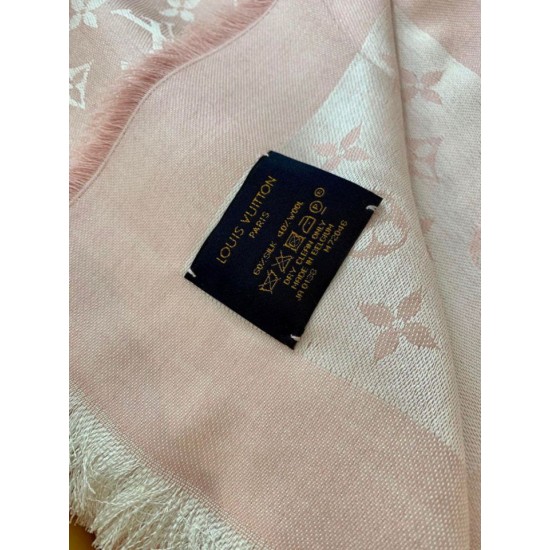 Replica Louis Vuitton Monogram Shawl M72046 Pink Replica Louis Vuitton Monogram Shawl M72046 Pink