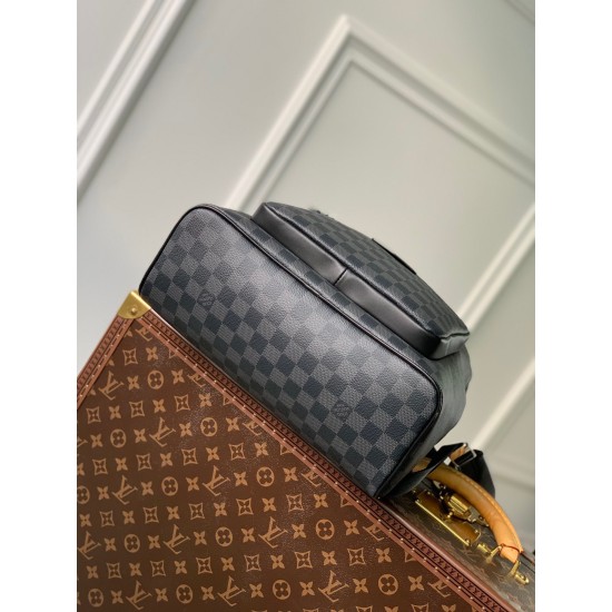 Replica Louis Vuitton Josh Backpack in Damier Graphite Canvas N40365 Replica Louis Vuitton Josh Backpack in Damier Graphite Canvas N40365
