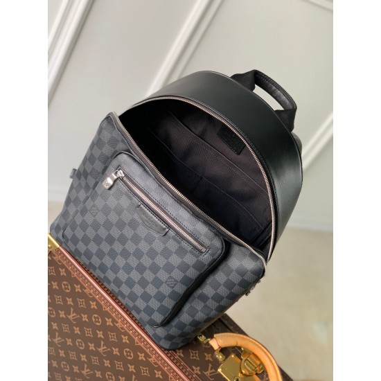 Replica Louis Vuitton Josh Backpack in Damier Graphite Canvas N40365 Replica Louis Vuitton Josh Backpack in Damier Graphite Canvas N40365