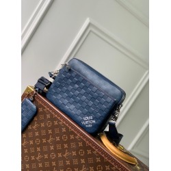 Fake Louis Vuitton Trio Messenger Bag in Damier Infini Leather N40438 Replica