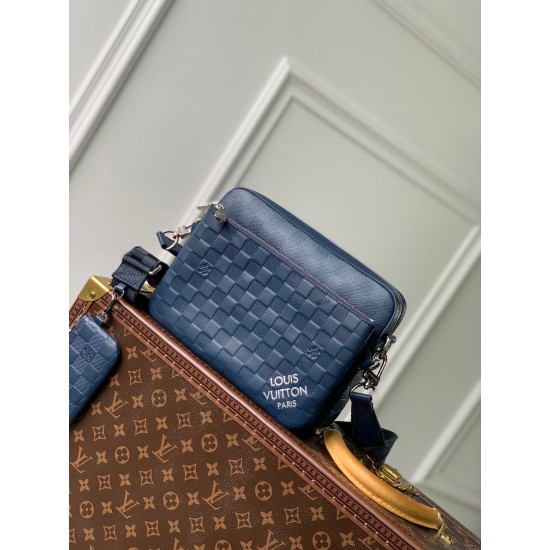 Replica Louis Vuitton Trio Messenger Bag in Damier Infini Leather N40438 Fake Louis Vuitton Trio Messenger Bag in Damier Infini Leather N40438 Replica