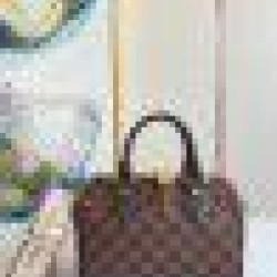 Replica Louis Vuitton Speedy Bandouliere 20 Bag N40489 Damier Ebene Canvas 