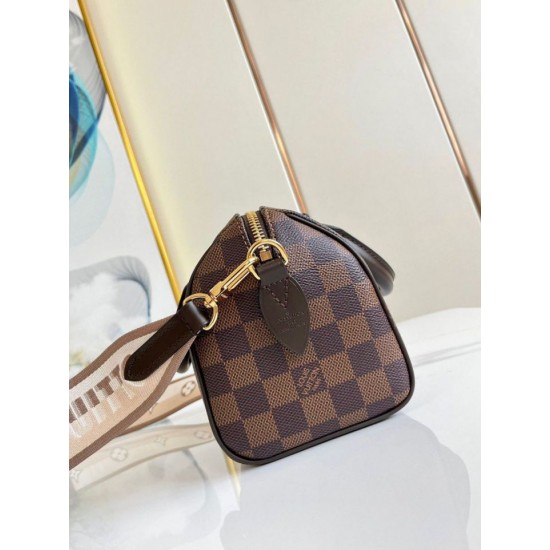 Replica Louis Vuitton Speedy Bandouliere 20 Bag N40489 Damier Ebene Canvas Replica Louis Vuitton Speedy Bandouliere 20 Bag N40489 Damier Ebene Canvas
