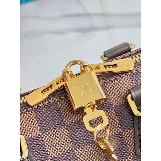 Replica Louis Vuitton Speedy Bandouliere 20 Bag N40489 Damier Ebene Canvas Replica Louis Vuitton Speedy Bandouliere 20 Bag N40489 Damier Ebene Canvas