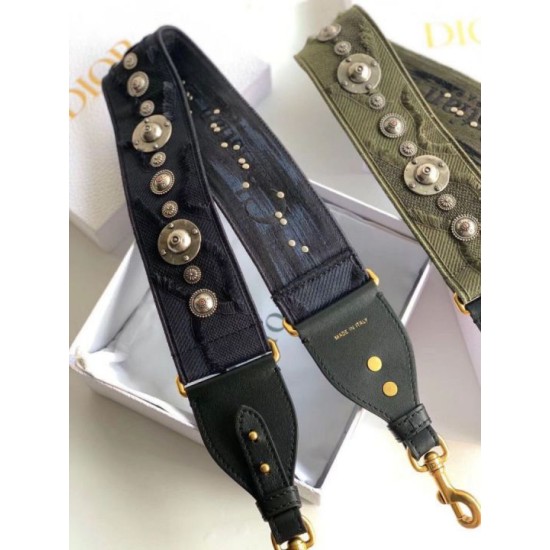 Replica Dior Shoulder Strap Camouflage Embroidered Canvas Blue Replica Dior Shoulder Strap Camouflage Embroidered Canvas Blue