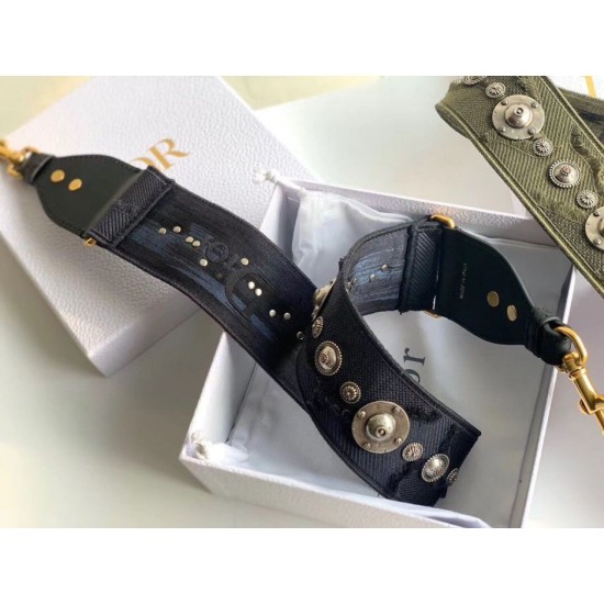 Replica Dior Shoulder Strap Camouflage Embroidered Canvas Blue Replica Dior Shoulder Strap Camouflage Embroidered Canvas Blue