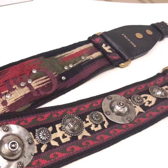 Replica Dior Canvas Bohemian-inspired Strap Red Fake Dior Canvas Bohemian-inspired Strap Red Replica