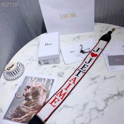 Replica Christian Dior Shoulder Strap With Multicolored Je t’aime Motif